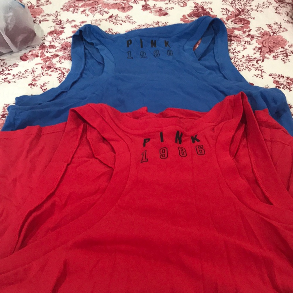Two T shirts by pink